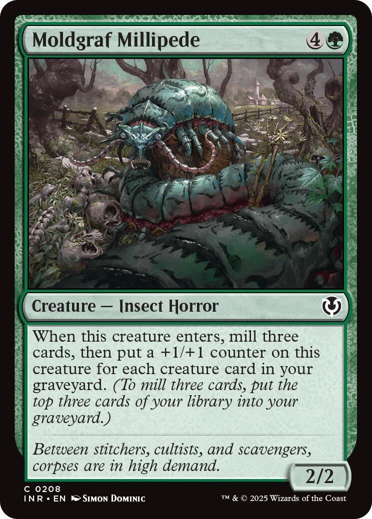 Image for Moldgraf Millipede (Innistrad Remastered) (208) - Magic: The Gathering