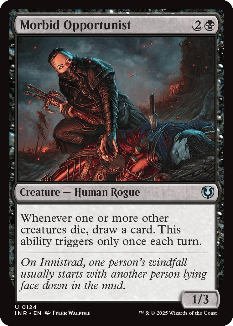 Image for Morbid Opportunist (Innistrad Remastered) (124) - Magic: The Gathering