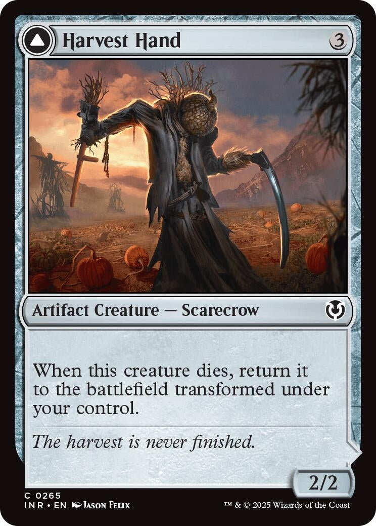 Image for Harvest Hand (Innistrad Remastered) (265) - Magic: The Gathering