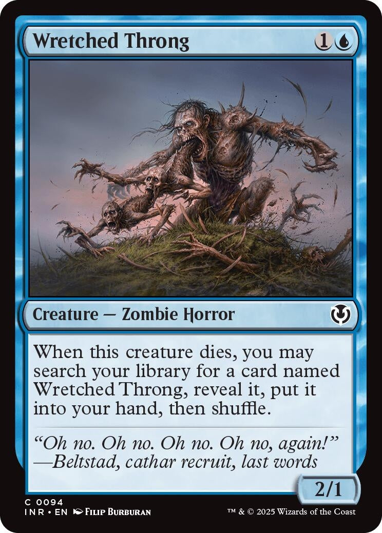 Image for Wretched Throng (Innistrad Remastered) (94) - Magic: The Gathering