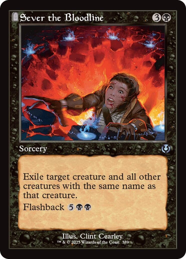 Image for Sever the Bloodline (Retro Frame) (Innistrad Remastered) (389) - Magic: The Gathering