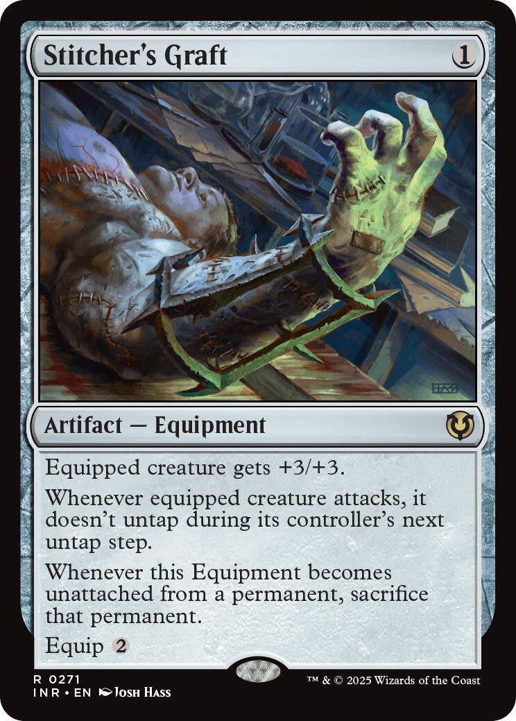 Image for Stitcher's Graft (Innistrad Remastered) (271) - Magic: The Gathering