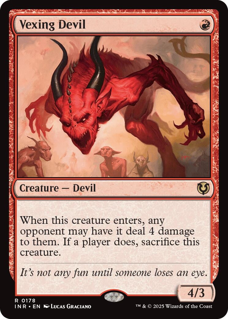 Image for Vexing Devil (Innistrad Remastered) (178) - Magic: The Gathering