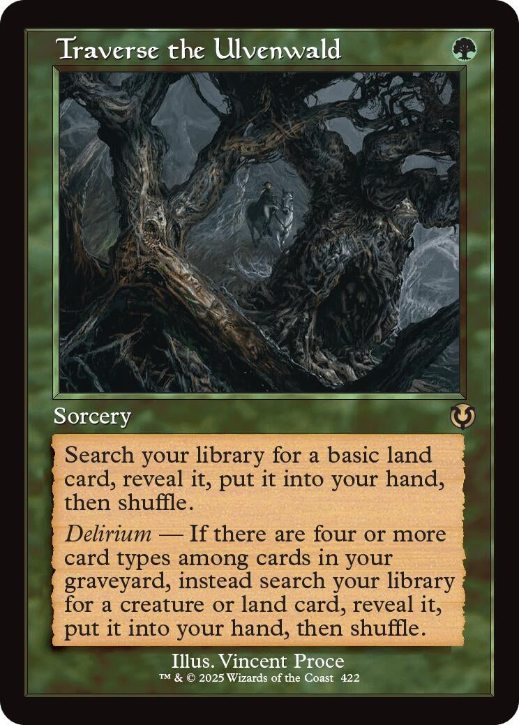 Image for Traverse the Ulvenwald (Retro Frame) (Innistrad Remastered) (422) - Magic: The Gathering