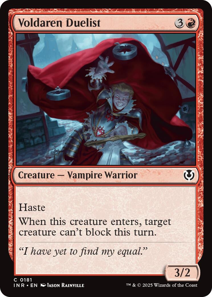 Image for Voldaren Duelist (Innistrad Remastered) (181) - Magic: The Gathering