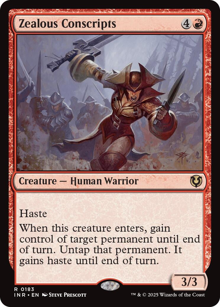 Image for Zealous Conscripts (Innistrad Remastered) (183) - Magic: The Gathering