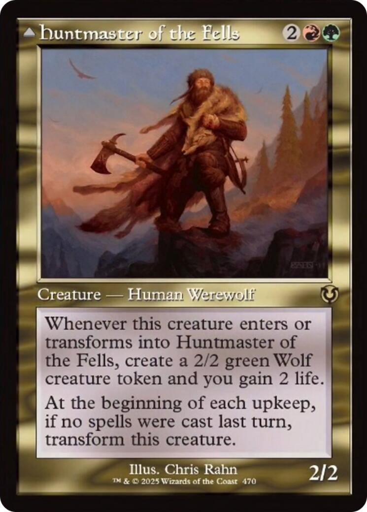 Image for Huntmaster of the Fells (Retro Frame) (Innistrad Remastered) (470) - Magic: The Gathering