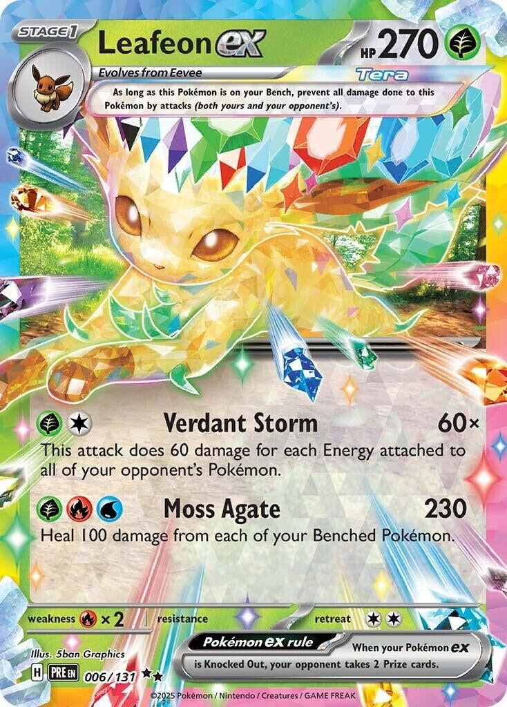 Image for Leafeon ex (SV: Prismatic Evolutions) (006/131) - Pokemon