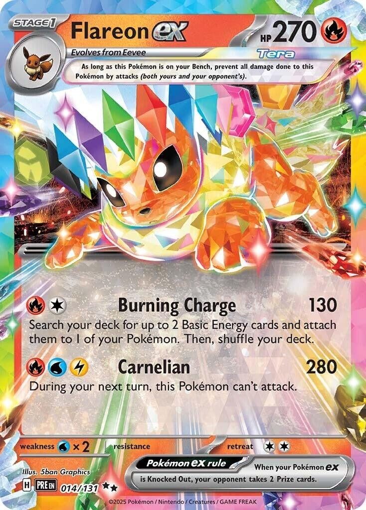 Image for Flareon ex (SV: Prismatic Evolutions) (014/131) - Pokemon