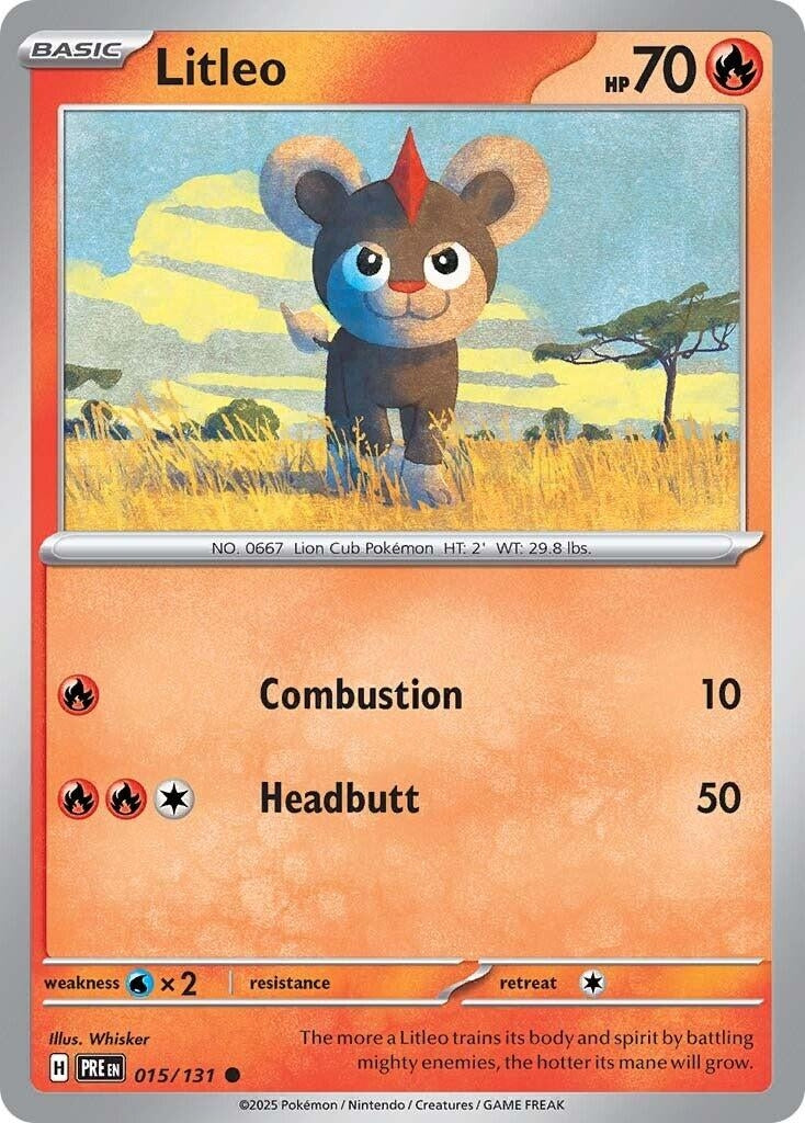 Image for Litleo (SV: Prismatic Evolutions) (015/131) - Pokemon