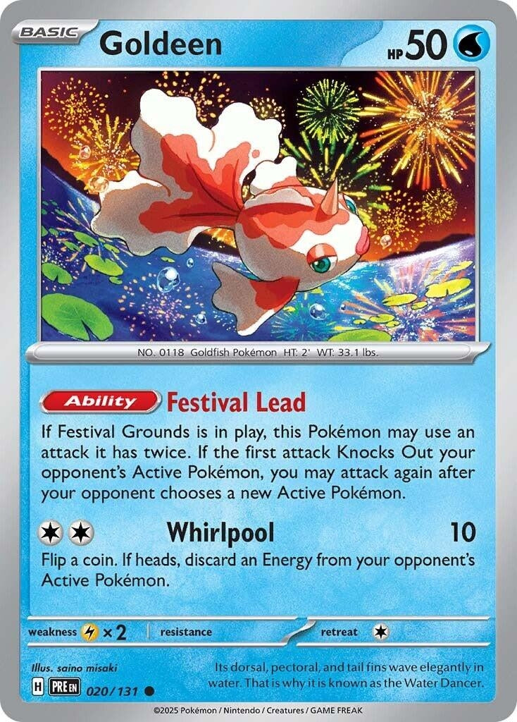 Image for Goldeen (SV: Prismatic Evolutions) (020/131) - Pokemon