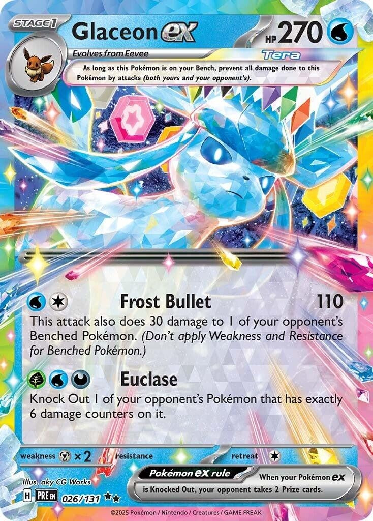 Image for Glaceon ex (SV: Prismatic Evolutions) (026/131) - Pokemon