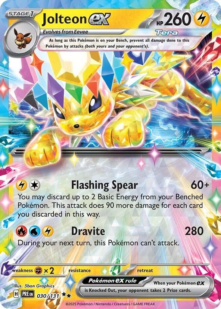 Image for Jolteon ex (SV: Prismatic Evolutions) (030/131) - Pokemon