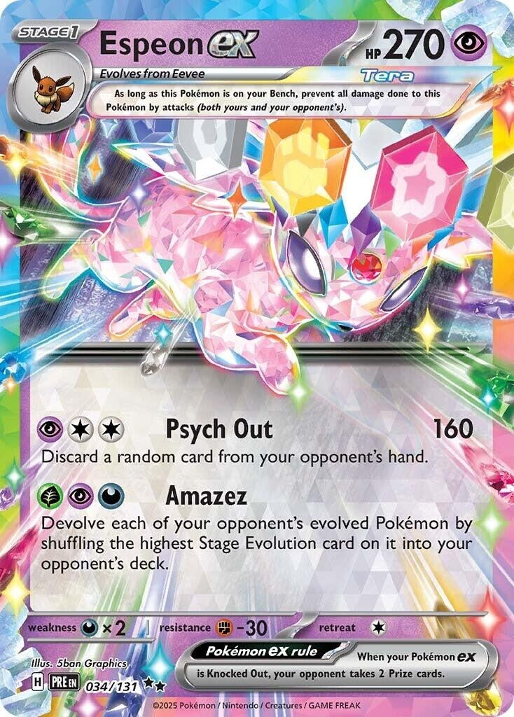 Image for Espeon ex (SV: Prismatic Evolutions) (034/131) - Pokemon
