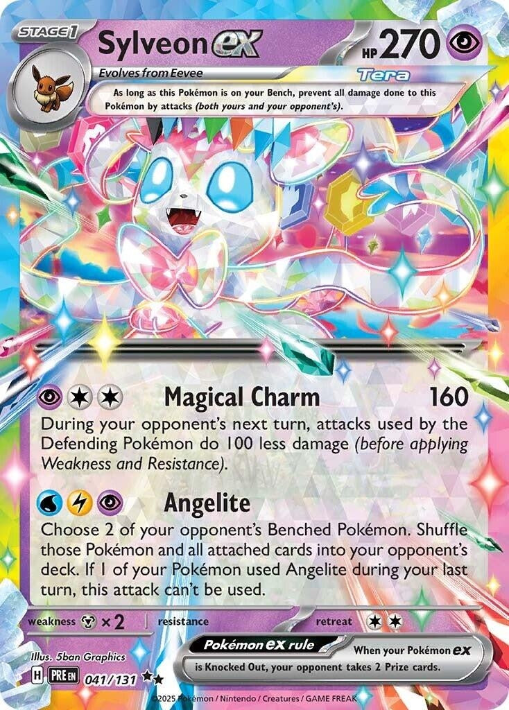 Image for Sylveon ex (SV: Prismatic Evolutions) (041/131) - Pokemon