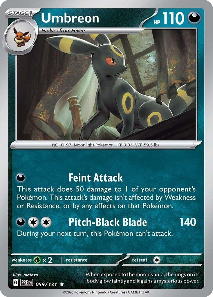 Image for Umbreon (SV: Prismatic Evolutions) (059/131) - Pokemon