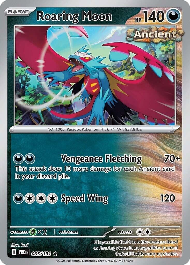 Image for Roaring Moon (SV: Prismatic Evolutions) (065/131) - Pokemon