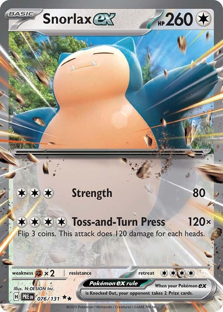 Image for Snorlax ex (SV: Prismatic Evolutions) (076/131) - Pokemon