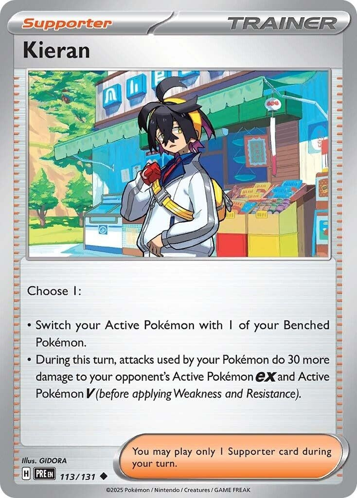 Image for Kieran (SV: Prismatic Evolutions) (113/131) - Pokemon