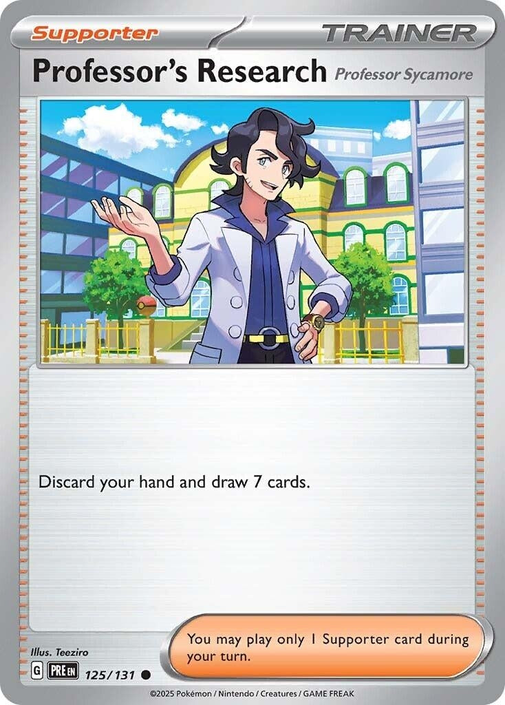 Image for Professor's Research [Professor Sycamore] (SV: Prismatic Evolutions) (125/131) - Pokemon