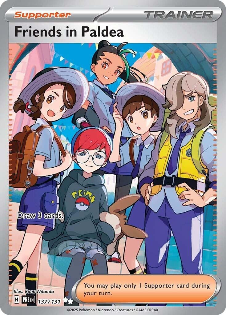 Image for Friends in Paldea (SV: Prismatic Evolutions) (137/131) - Pokemon