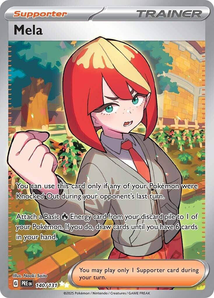 Image for Mela (SV: Prismatic Evolutions) (140/131) - Pokemon