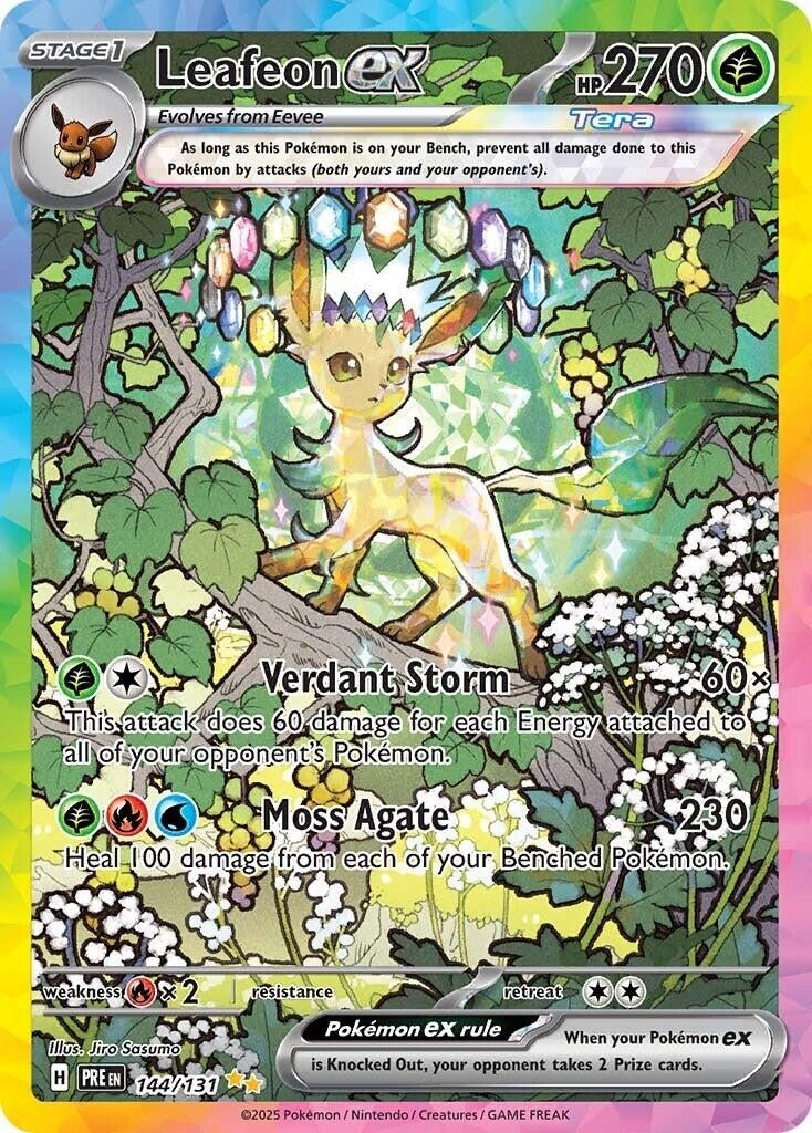Image for Leafeon ex (SV: Prismatic Evolutions) (144/131) - Pokemon