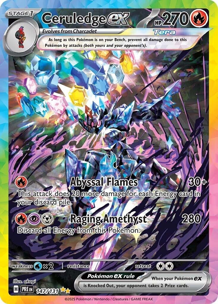 Image for Ceruledge ex (SV: Prismatic Evolutions) (147/131) - Pokemon
