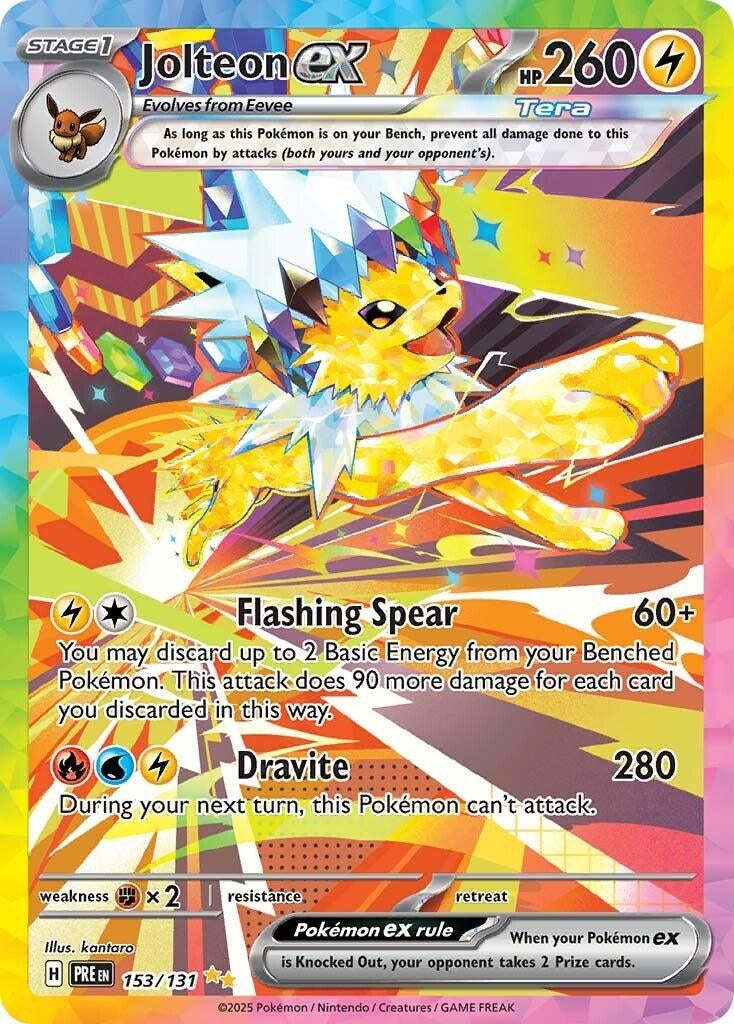 Image for Jolteon ex (SV: Prismatic Evolutions) (153/131) - Pokemon