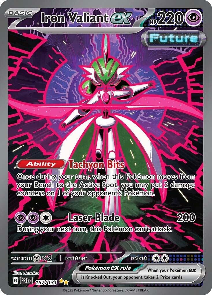 Image for Iron Valiant ex (SV: Prismatic Evolutions) (157/131) - Pokemon