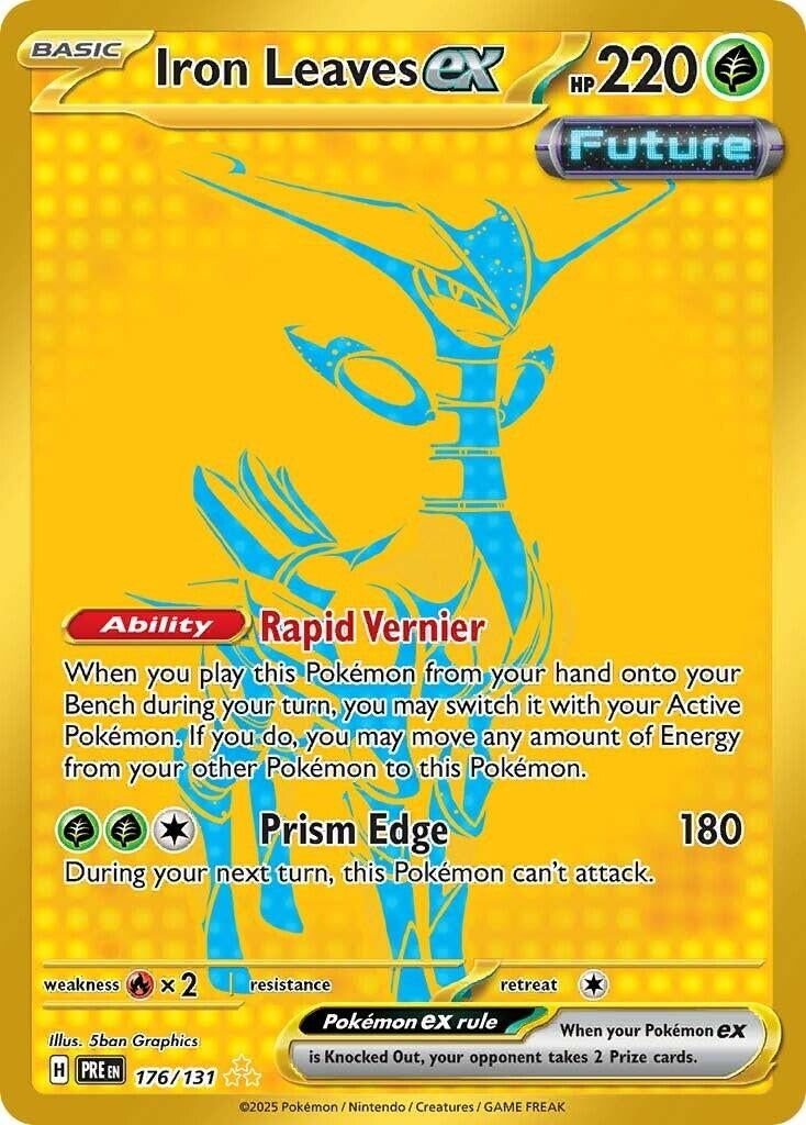 Image for Iron Leaves ex (SV: Prismatic Evolutions) (176/131) - Pokemon