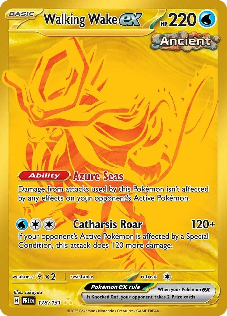 Image for Walking Wake ex (SV: Prismatic Evolutions) (178/131) - Pokemon