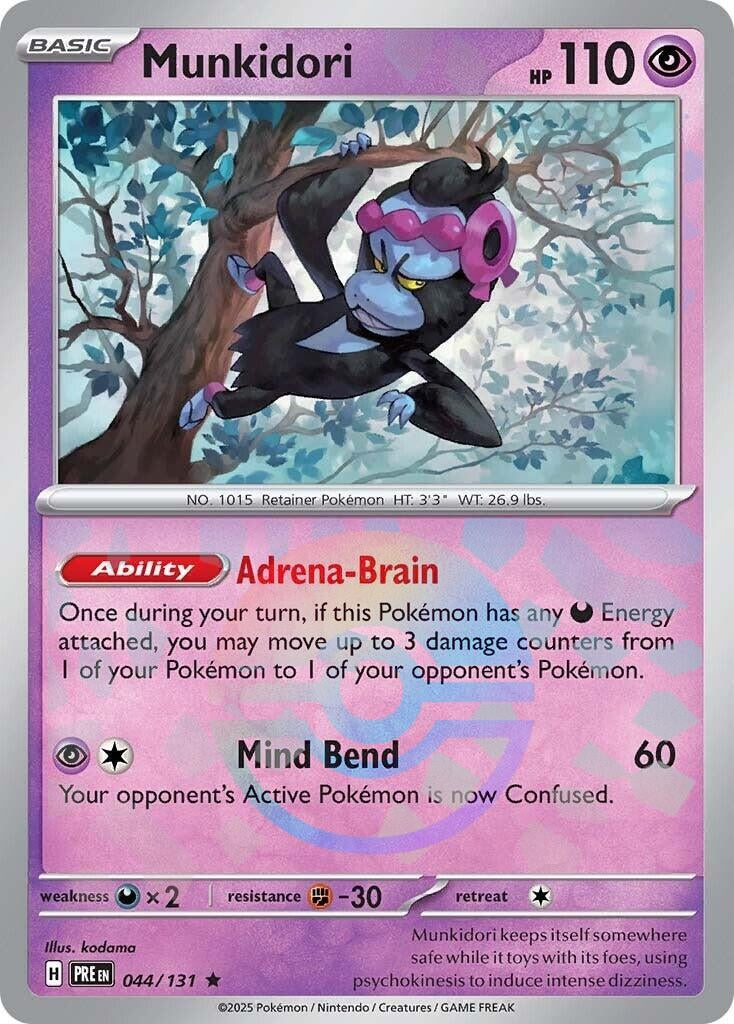 Image for Munkidori (Poke Ball Pattern) (SV: Prismatic Evolutions) (044/131) - Pokemon