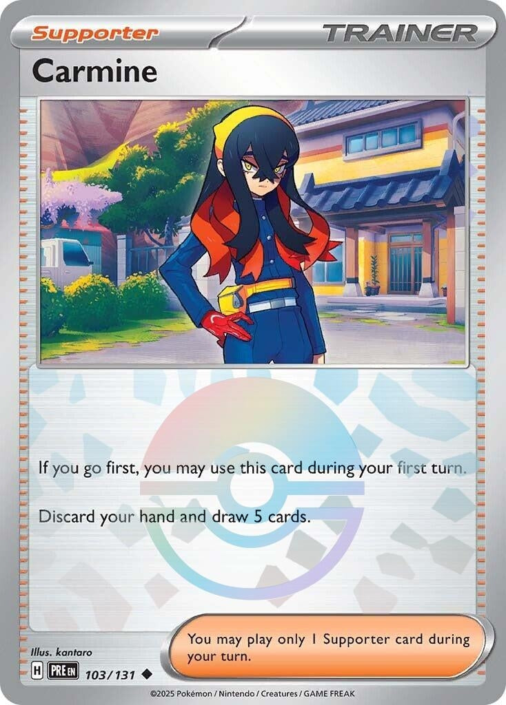 Image for Carmine (Poke Ball Pattern) (SV: Prismatic Evolutions) (103/131) - Pokemon