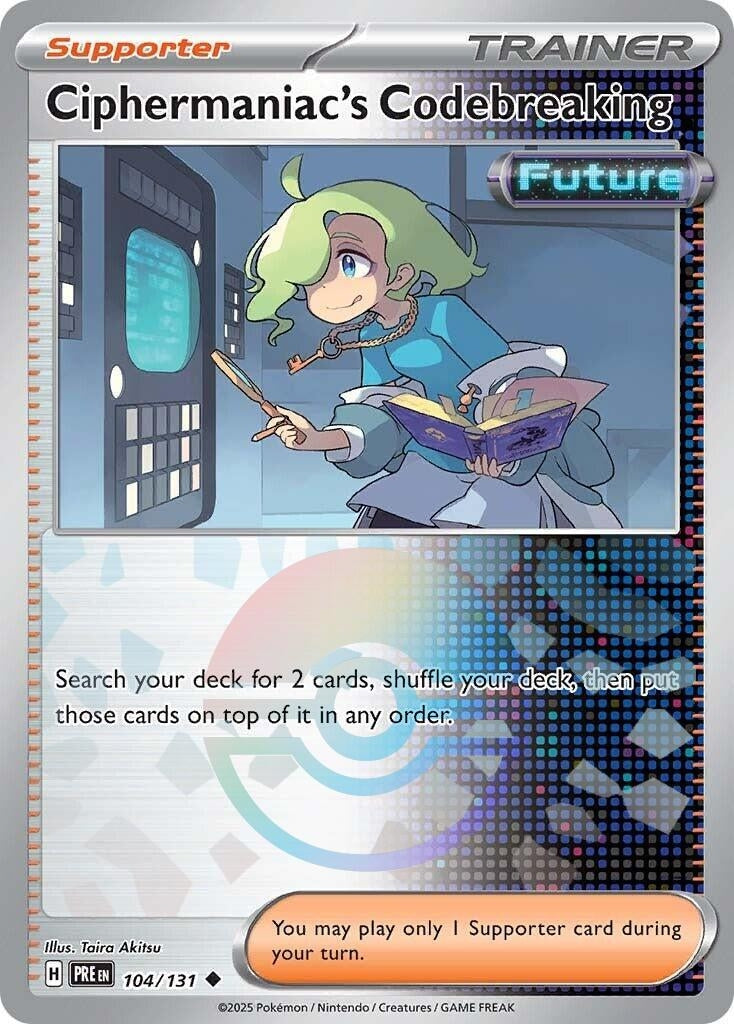 Image for Ciphermaniac's Codebreaking (Poke Ball Pattern) (SV: Prismatic Evolutions) (104/131) - Pokemon
