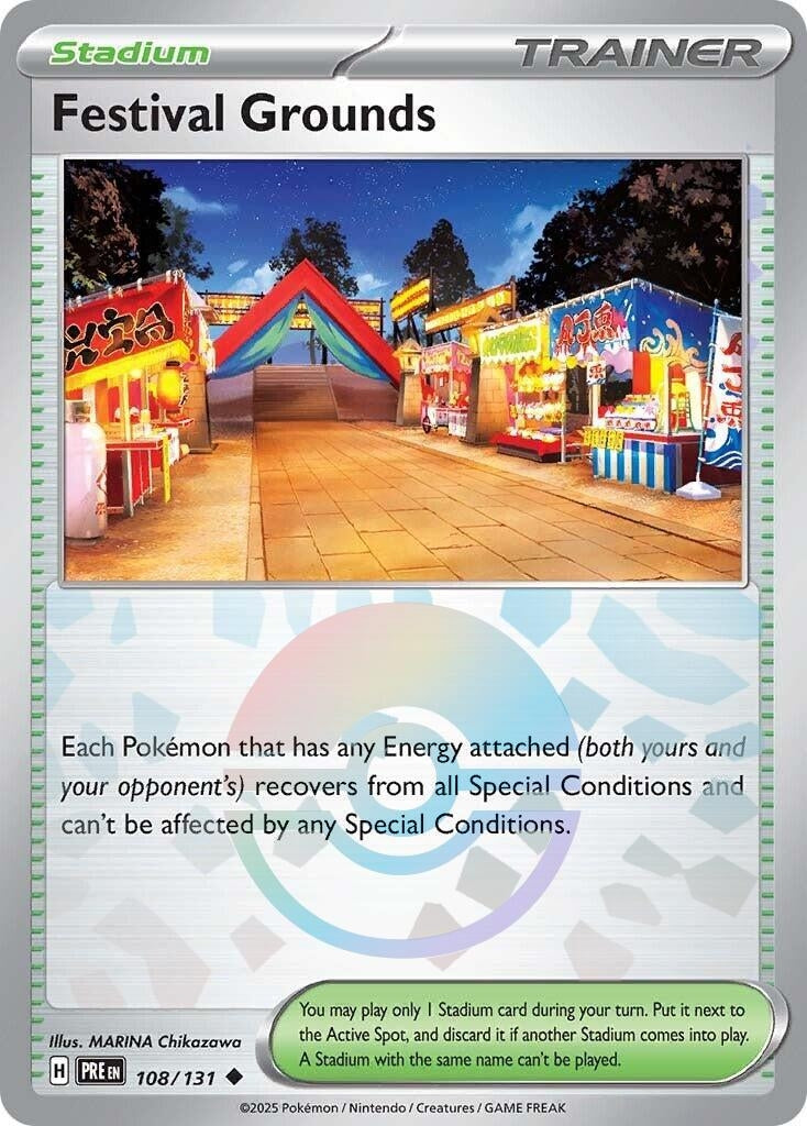 Image for Festival Grounds (Poke Ball Pattern) (SV: Prismatic Evolutions) (108/131) - Pokemon