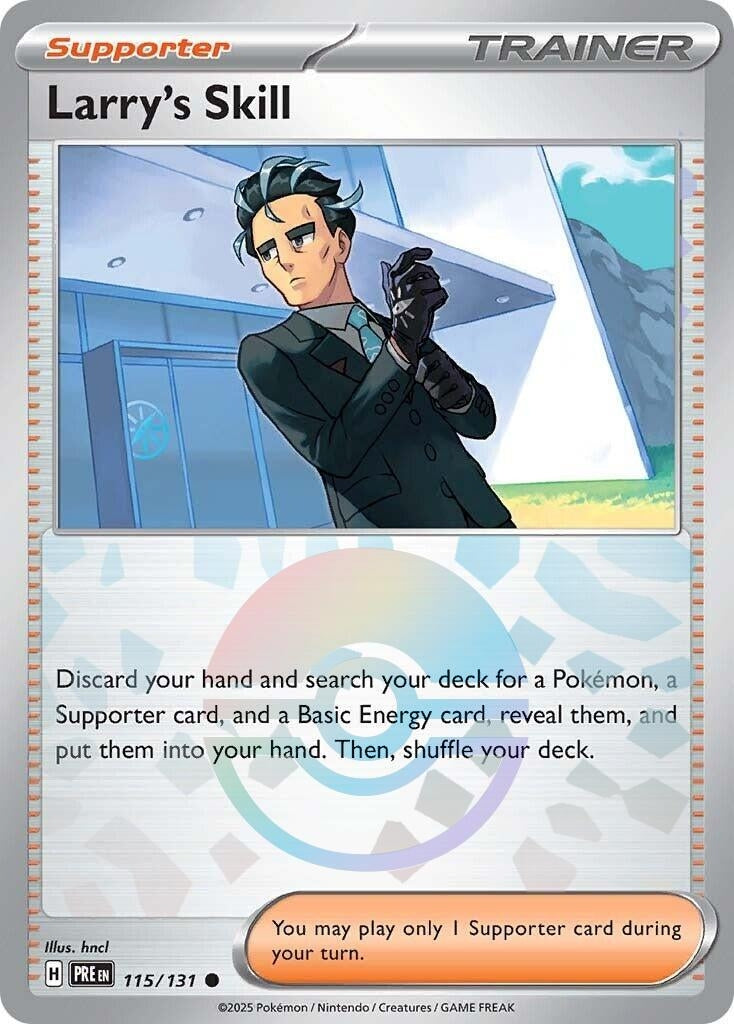 Image for Larry's Skill - 115/131 (Poke Ball Pattern) (SV: Prismatic Evolutions) (115/131) - Pokemon