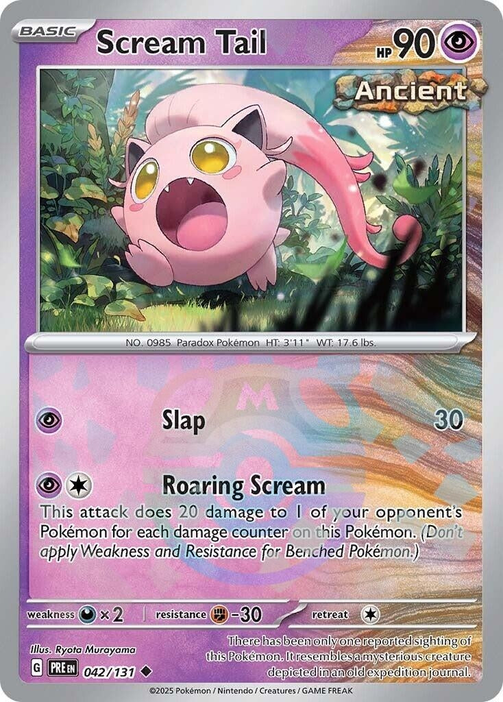 Image for Scream Tail (Master Ball Pattern) (SV: Prismatic Evolutions) (042/131) - Pokemon