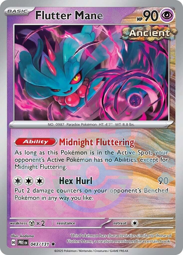 Image for Flutter Mane (Master Ball Pattern) (SV: Prismatic Evolutions) (043/131) - Pokemon