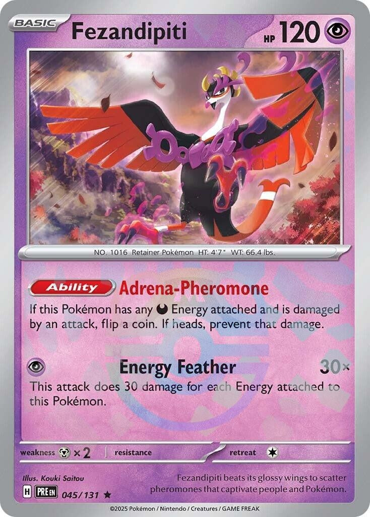 Image for Fezandipiti (Master Ball Pattern) (SV: Prismatic Evolutions) (045/131) - Pokemon