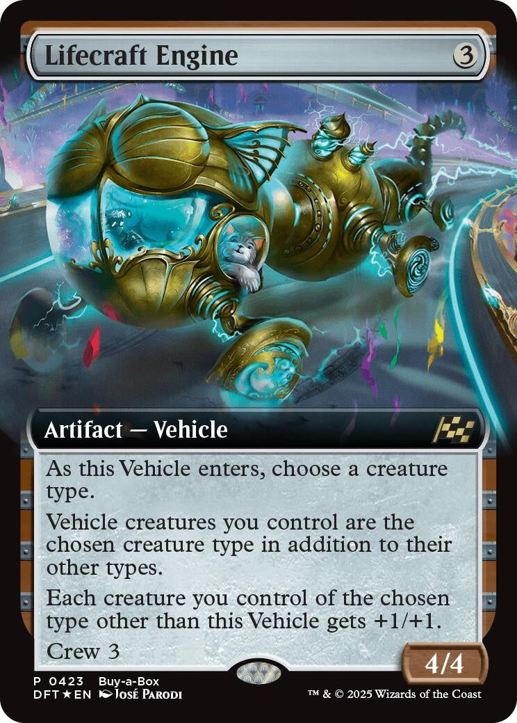 Image for Lifecraft Engine (Extended Art) (Buy-A-Box Promos) (423) - Magic: The Gathering