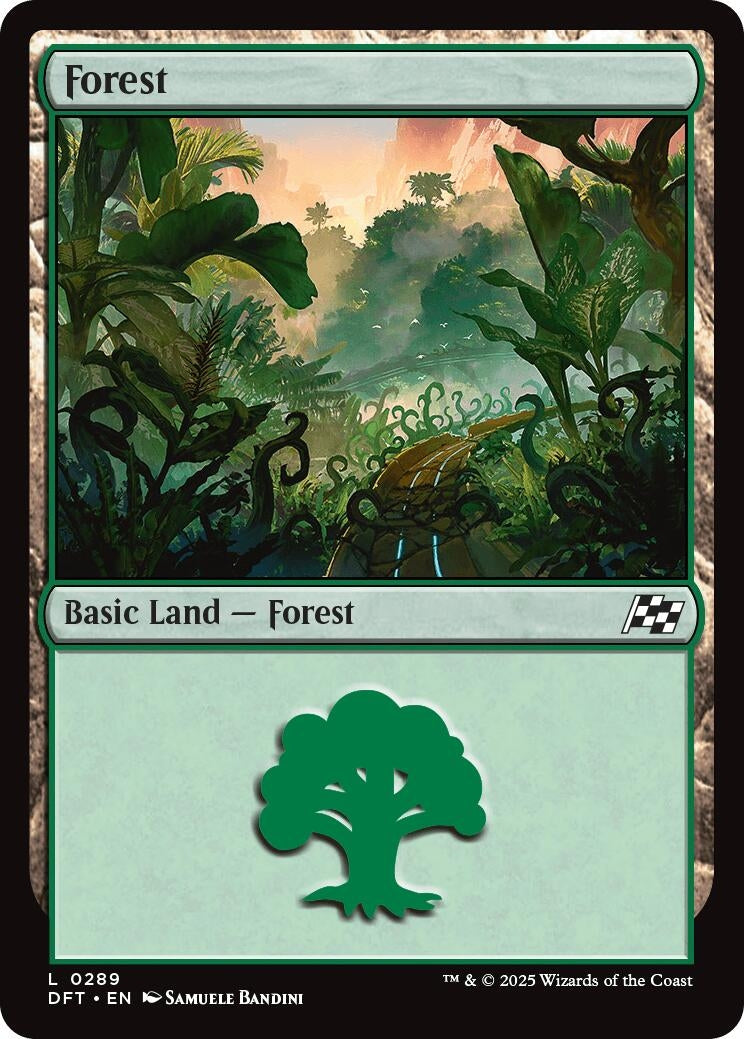 Image for Forest (0289) (Aetherdrift) (289) - Magic: The Gathering