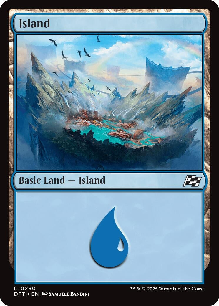 Image for Island (0280) (Aetherdrift) (280) - Magic: The Gathering