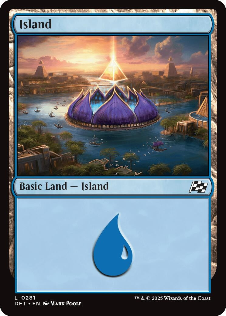 Image for Island (0281) (Aetherdrift) (281) - Magic: The Gathering