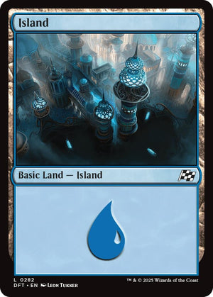 Image for Island (0282) (Aetherdrift) (282) - Magic: The Gathering
