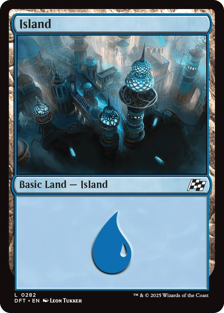 Image for Island (0282) (Aetherdrift) (282) - Magic: The Gathering