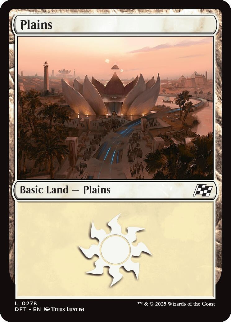 Image for Plains (0278) (Aetherdrift) (278) - Magic: The Gathering