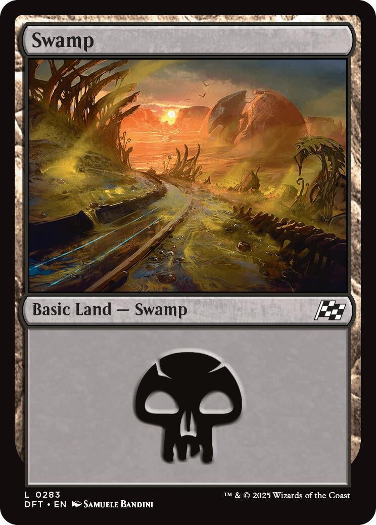 Image for Swamp (0283) (Aetherdrift) (283) - Magic: The Gathering