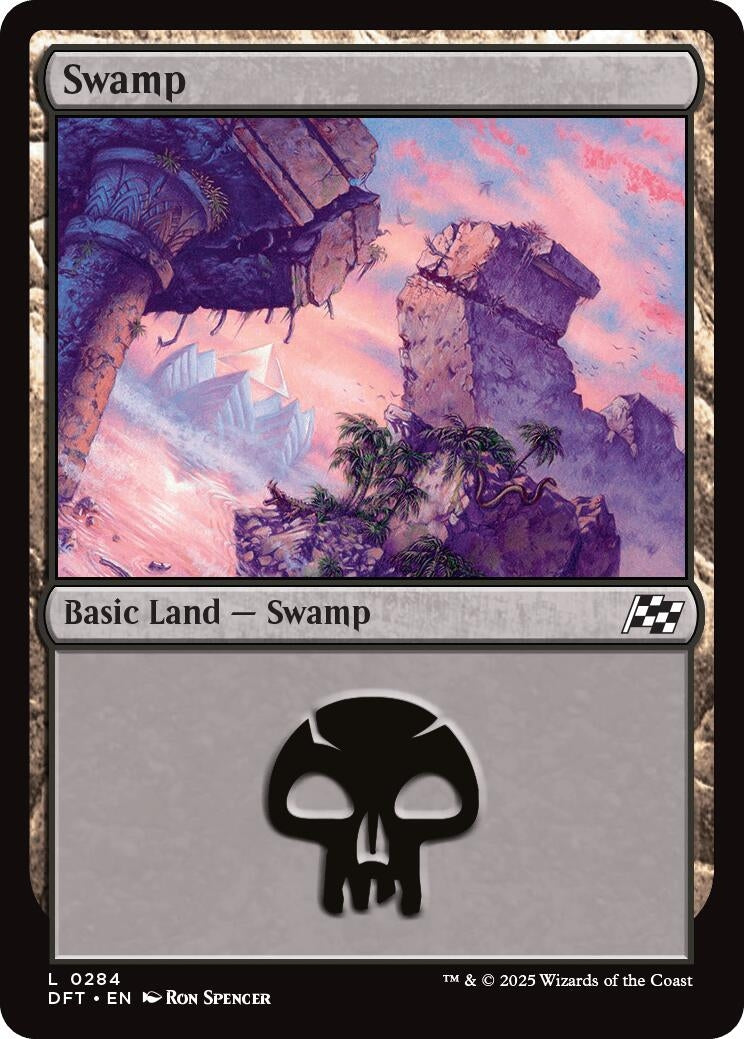 Image for Swamp (0284) (Aetherdrift) (284) - Magic: The Gathering