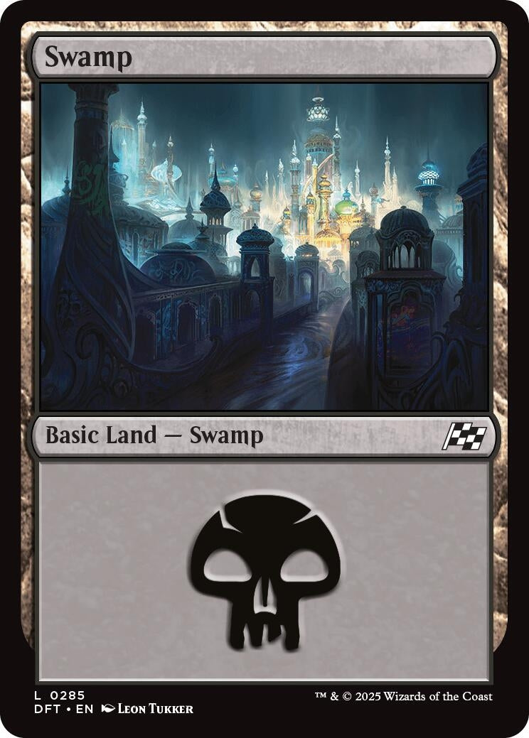 Image for Swamp (0285) (Aetherdrift) (285) - Magic: The Gathering